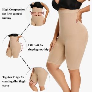 YIANNA Shapewear Tummy Control Seamless Butt Lifter High Waisted Shaper …